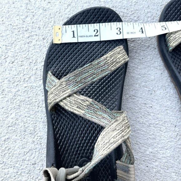 Chaco Classic Youth Unisex Kids Sz 3 Green Sandals Outdoor Straps Adjustable - Picture 5 of 6